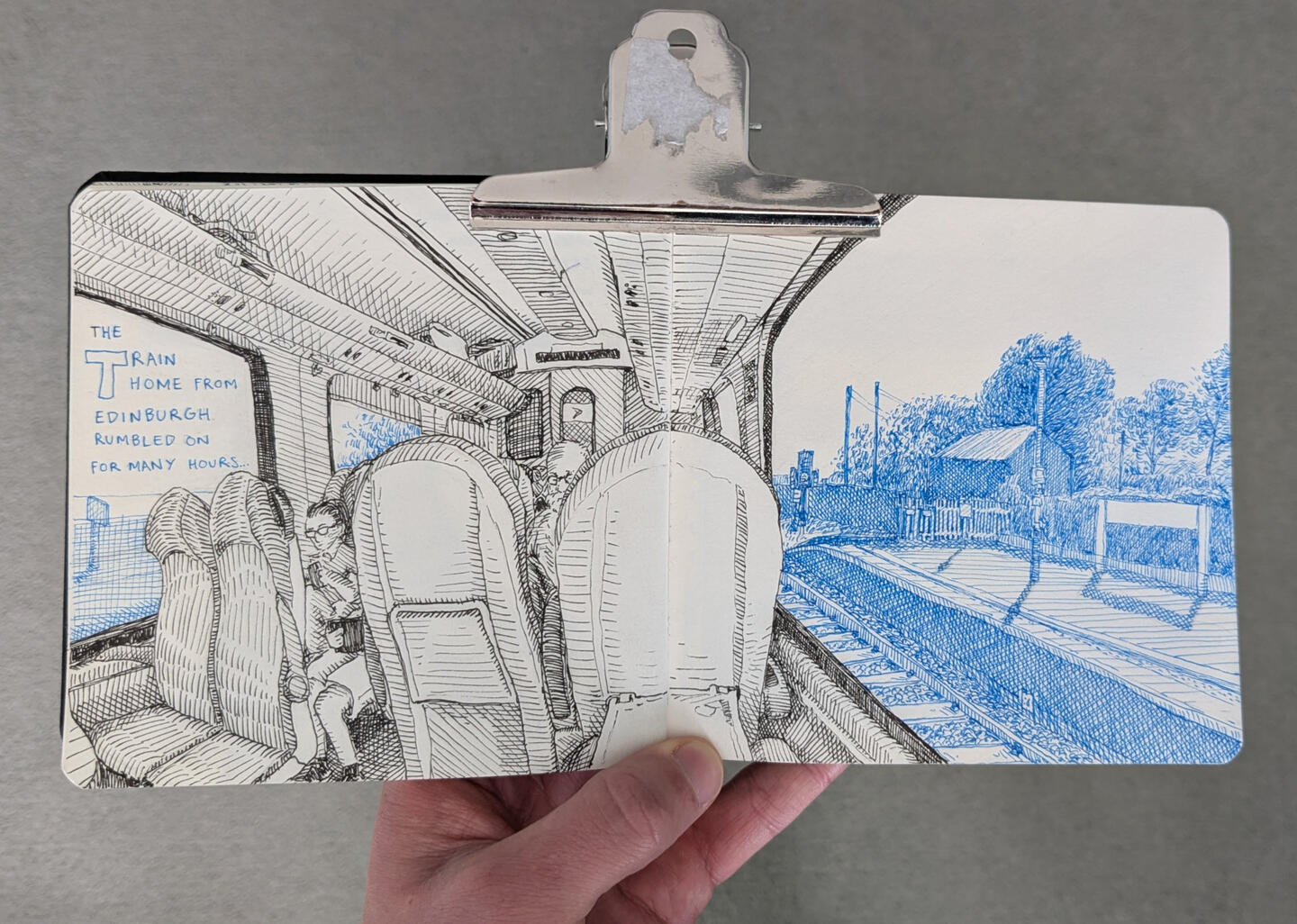 Train Home From Edinburgh